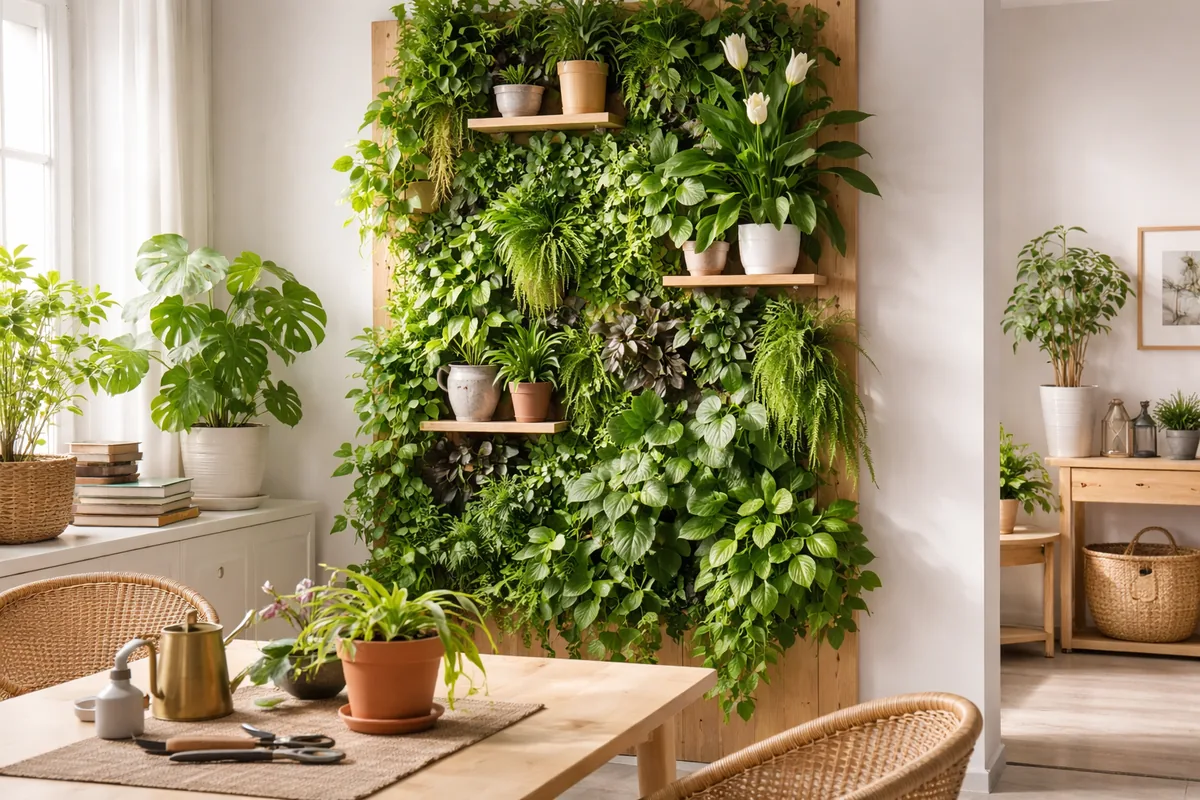 Comment créer un jardin vertical intérieur facilement