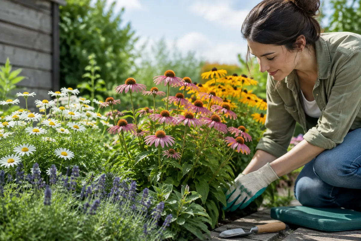 Quelle fleur en C choisir pour un jardin facile à entretenir ?