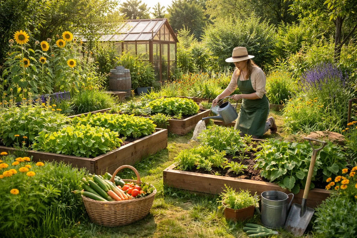 Comment bien entretenir son jardin écologique tout au long de l'année